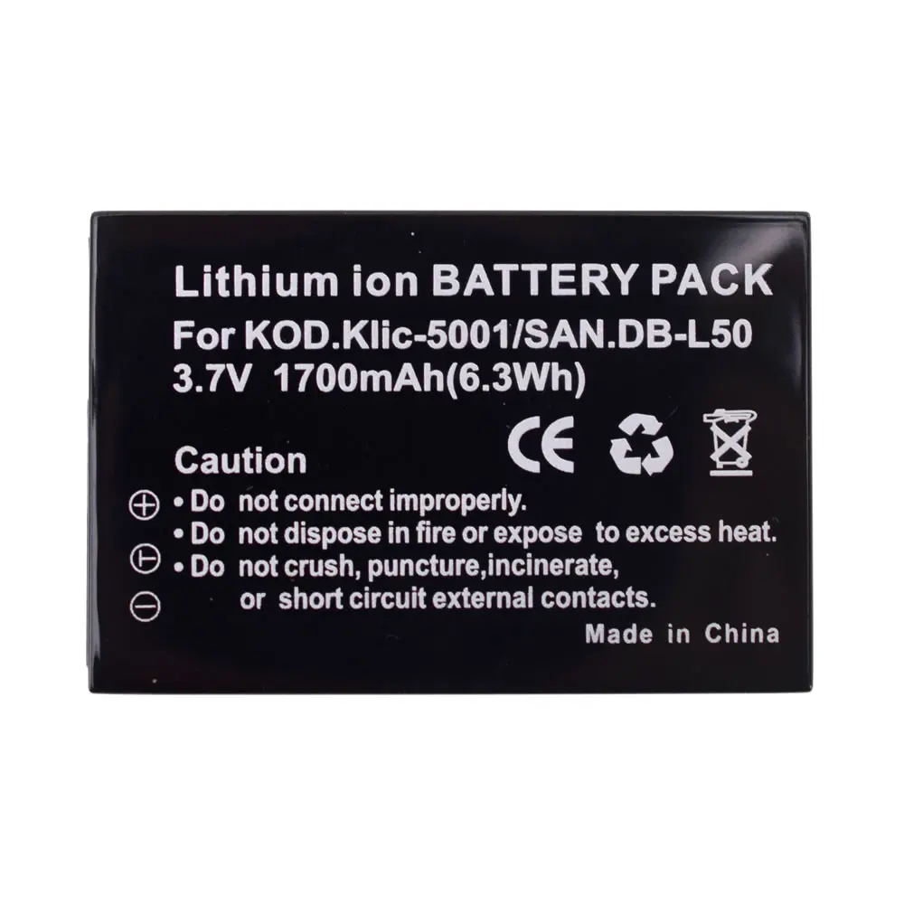 Аккумулятор Yida Business для Kodak KLIC-5001 1700 мАч