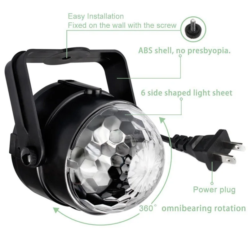 Сценическое освещение для вечеринки диско светодиодный Кристаллический