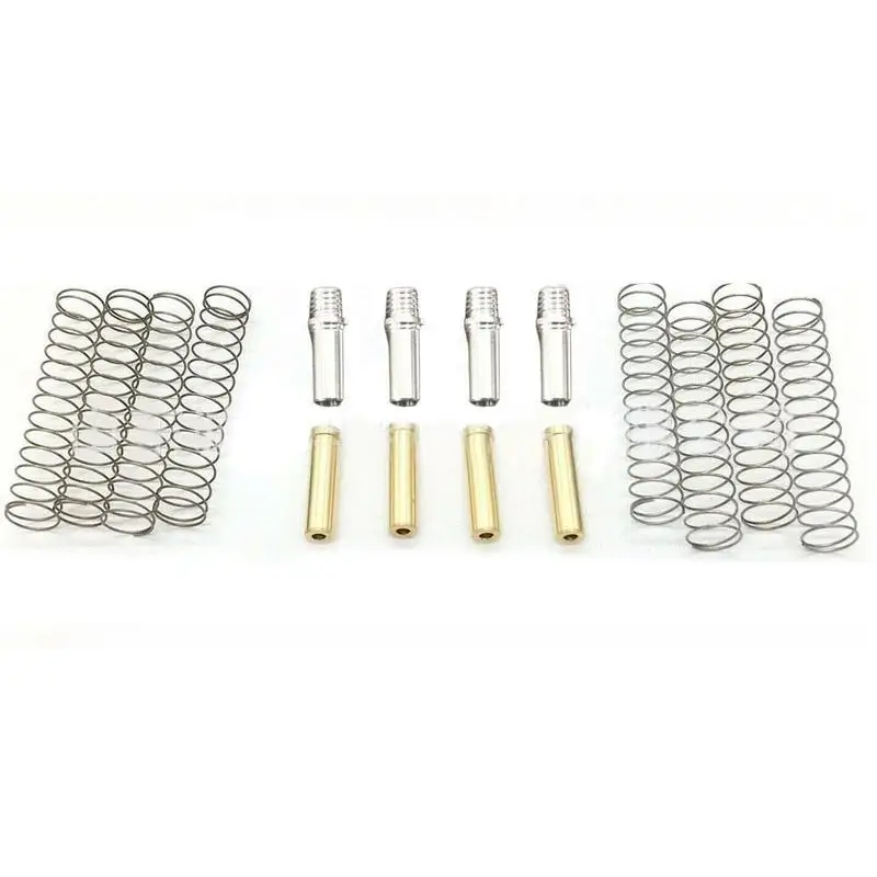

1pc Double-tube Impact Damping Upgrade Kit Axial Scx24 1:24 Scale Crawler Bulldozer Toy Car Accessories