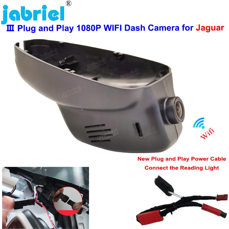 Plug and Play HD 1080P Wifi Car Dvr Dash Cam Car Camera For Jaguar XF X250 XJ XFR 2007 2008 2009 2010 2011 2012 2013 2014 2015
