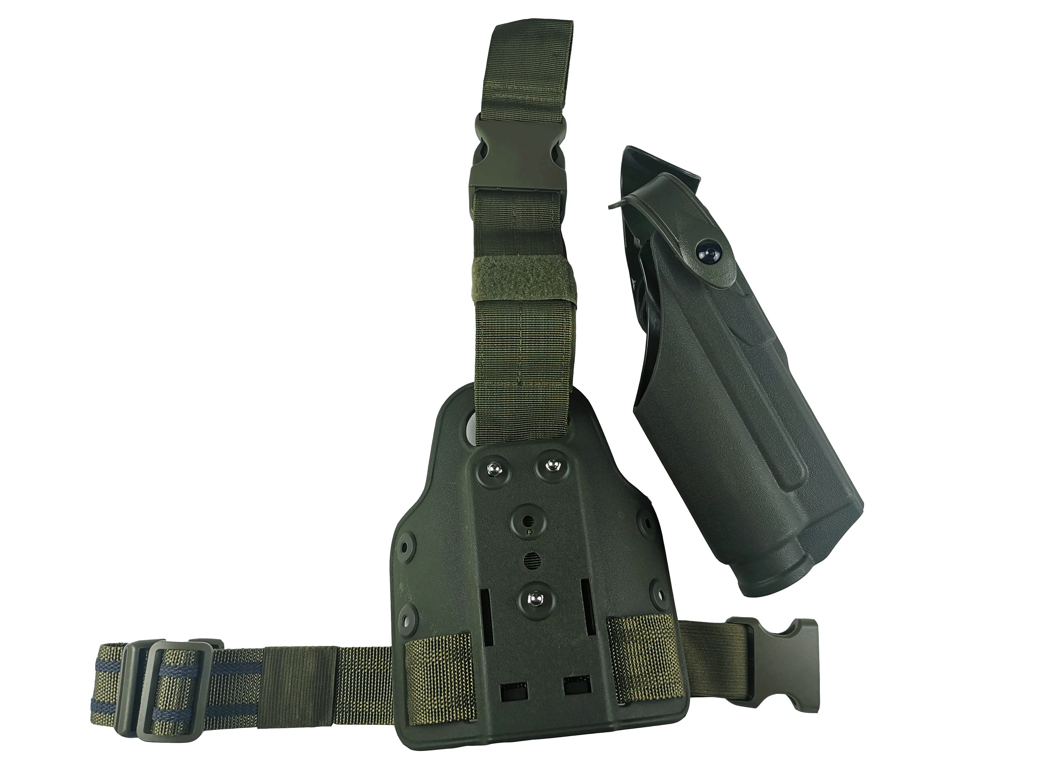 Airsoft Safarilands пистолет Glock17 19 22 23 31 Ремень Кобуры вспышка светильник для правой руки использовать ножной кобура светильник подшипник glock кобура
