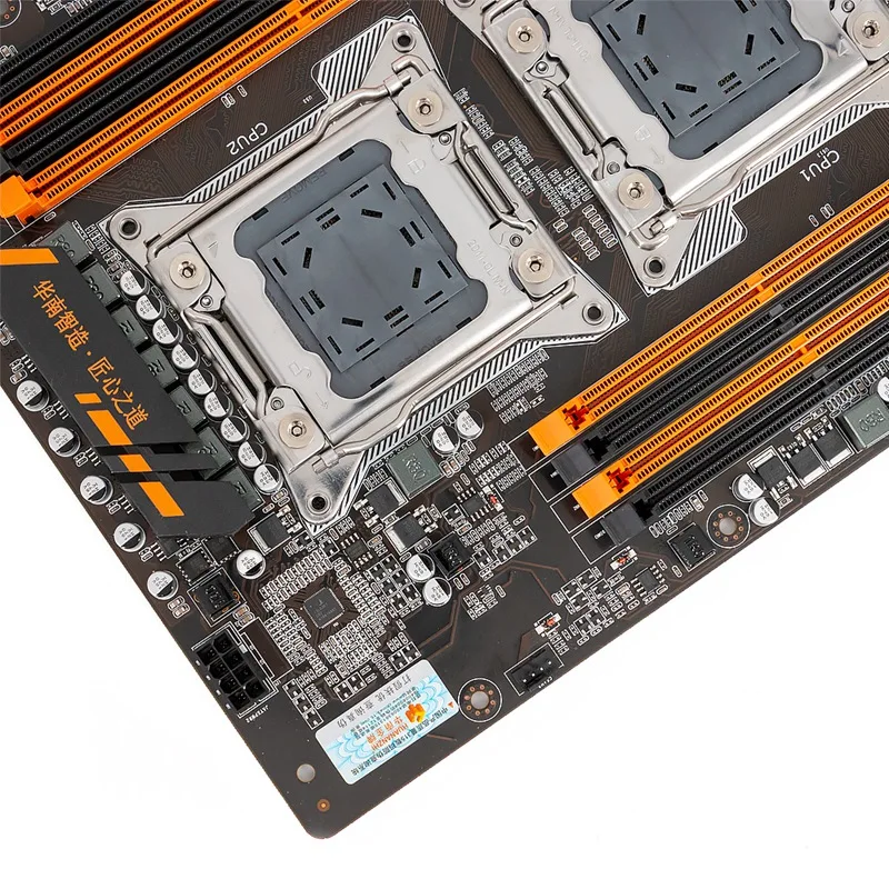 HUANANZHI X79-8D процессор LGA2011 LGA 2011 материнская плата с двойным процессором DDR3 подходит для серверной памяти и серверного процессора
