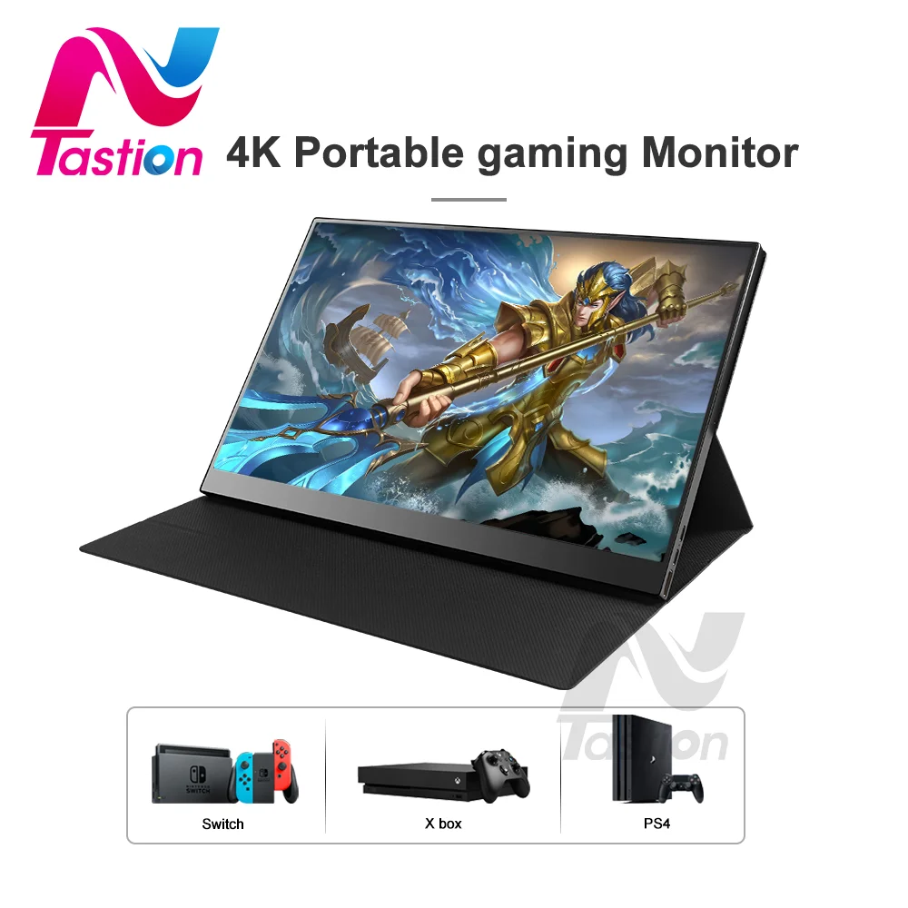 Lantastion 4k сенсорный экран 15 6 '' портативный монитор для переключателя коробки ps3