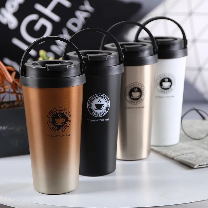 

Double Wall Stainless Steel Vacuum Flasks 500ml Thermo Cup Coffee Tea Milk Travel Mug Thermol Bottle Thermocup Thermoses