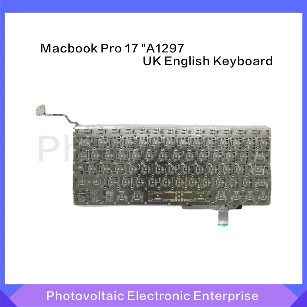 Новая клавиатура A1297 для MacBook Pro 17 дюймов английская 2009 2010 2011 2012 года | Компьютеры и
