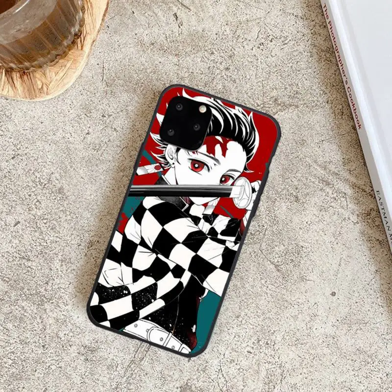 

Anime Demon Slayer Kimetsu No Yaiba Phone Case for iPhone 12 8 7 6 6S Plus X 5S SE 2020 XR 11 12 Pro mini pro XS MAX