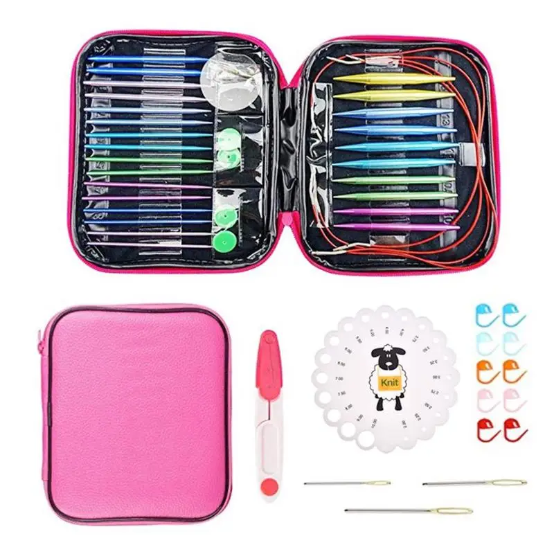 

13 пар алюминиевых сменных колец для круговой вязки, набор колец, практичный экономичный инструмент для крючков, швейные инструменты, аксесс...