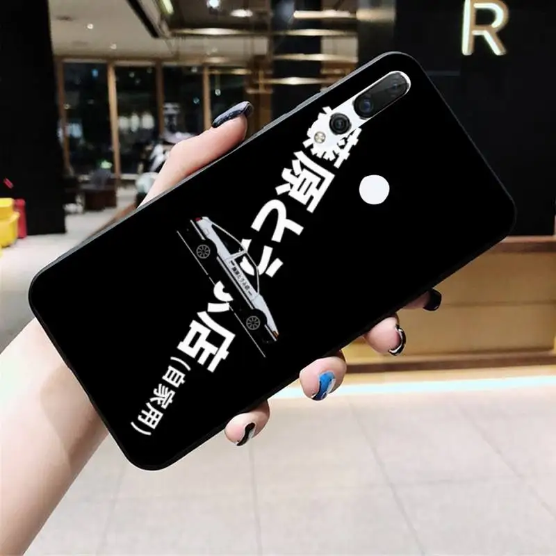 

Japan Anime Fujiwara Takumi Trend INITIAL D Racing Car Phone Case Huawei Y6P Y8S Y8P Y5II Y5 Y6 2019 P Smart Prime Pro