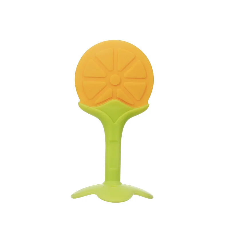 

Fruit Shape Baby Teether Baby Teething Toys Food Grade Silicone Teether Baby Dental Care Strengthening Tooth Training Beads Toy