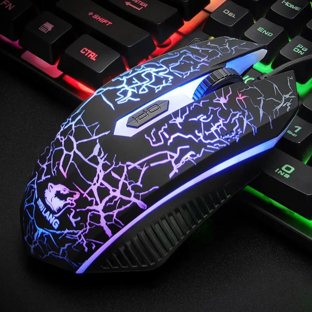 Клавиатура игровая Проводная с русской и английской раскладкой русская