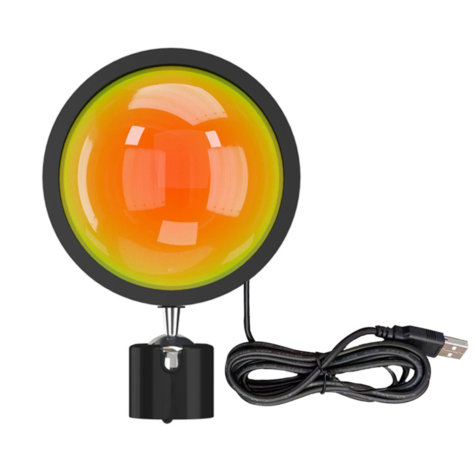 

Rainbow Sun Red Sunset Projector Lamp Rotatable Projection Lamp USB Charging Night Light Atmosphere Light Photographic Props