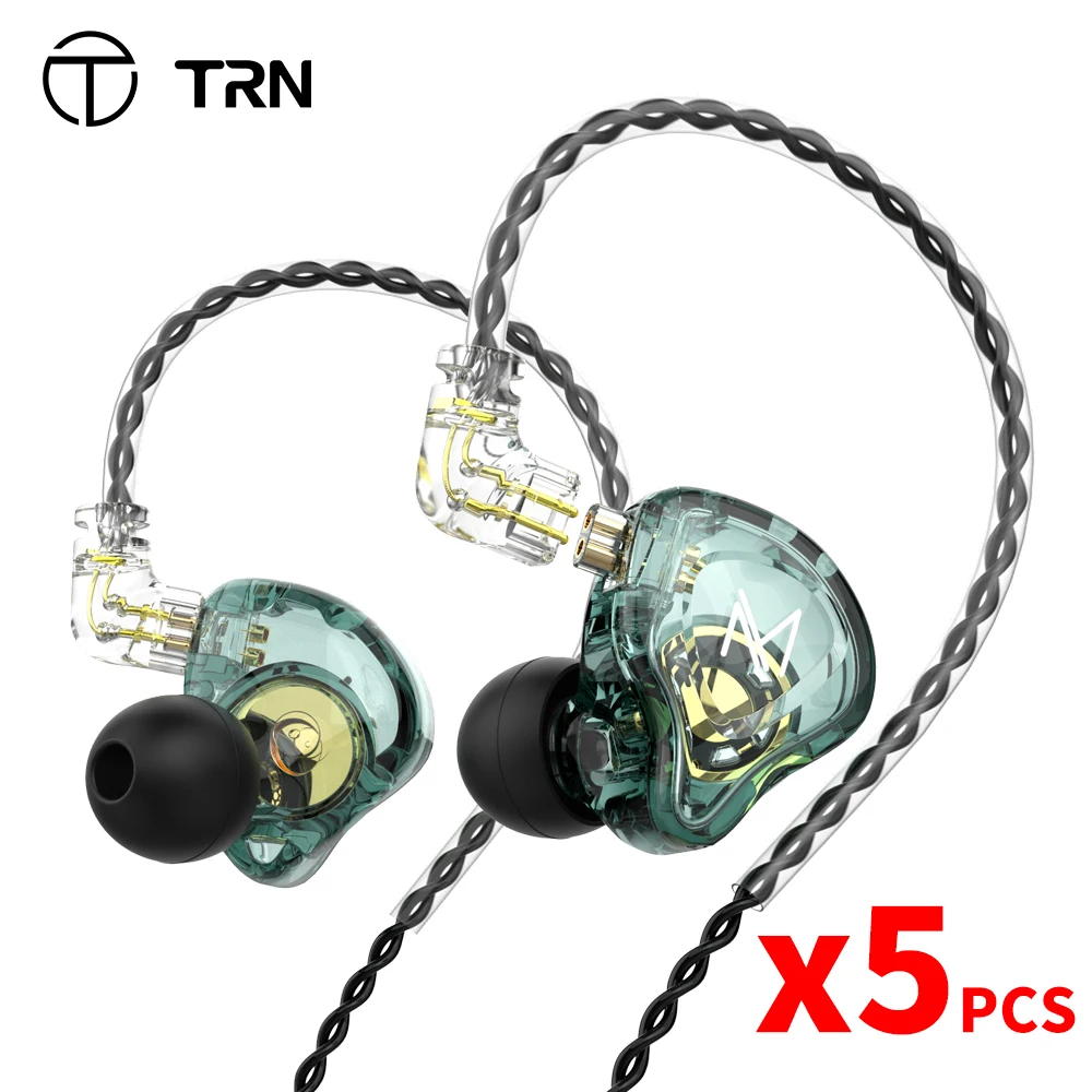 Динамические Внутриканальные наушники TRN MT1 Hi-Fi 1DD с металлическим монитором