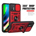 Противоударный чехол-подставка с кольцом для Motorola Moto G9 Plus, защитный чехол для телефона с нажимной кнопкой для камеры, чехлы для Rola MotoG9 G9Plus