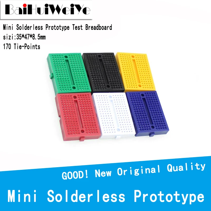 5 шт./лот SYB 170 Универсальный Solderless Прототип Breadboard галстук точки мини