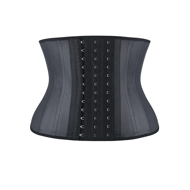 

Burvogue Women Waist Trainer Slimming Corset Underbust Steel Bones Waist Control Corsets and Bustiers Sexy Women Latex Corsets