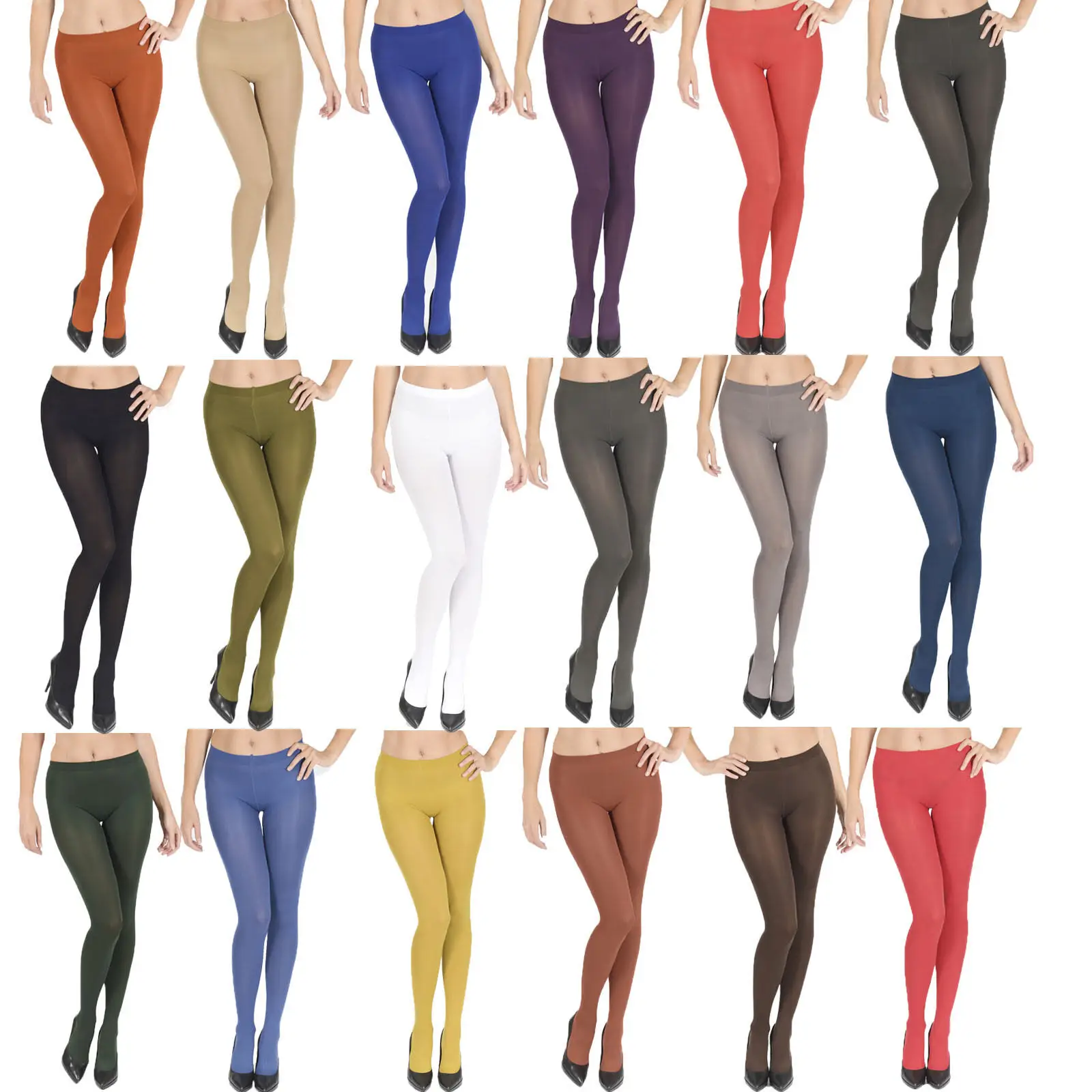 

40 Denier Womens Tights Extra Soft Sizes S M L XL 2XL 3XL