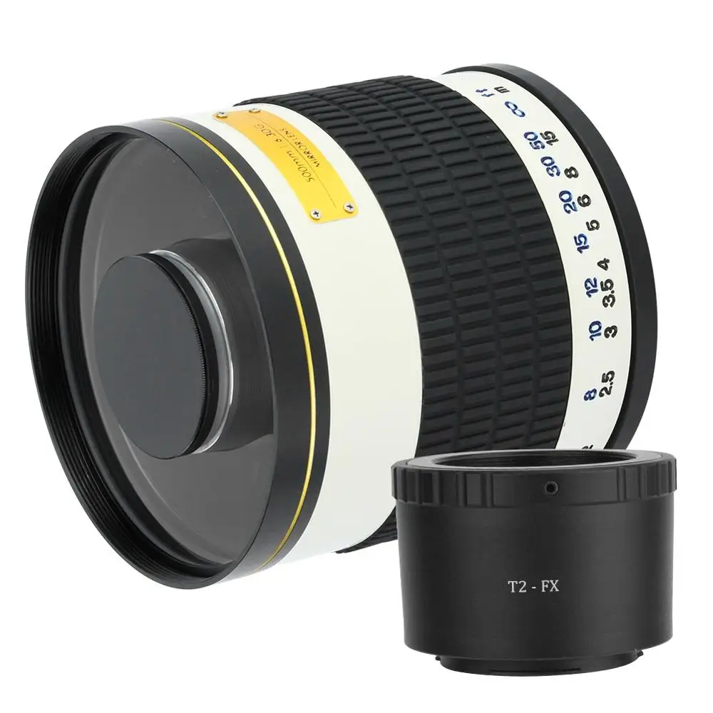 Полная Рамка Т-образный зеркальный объектив для камеры Canon 500 мм F6.3 беззеркальные Объективы для камеры ручной телеобъектив зеркальный объектив для камеры sony