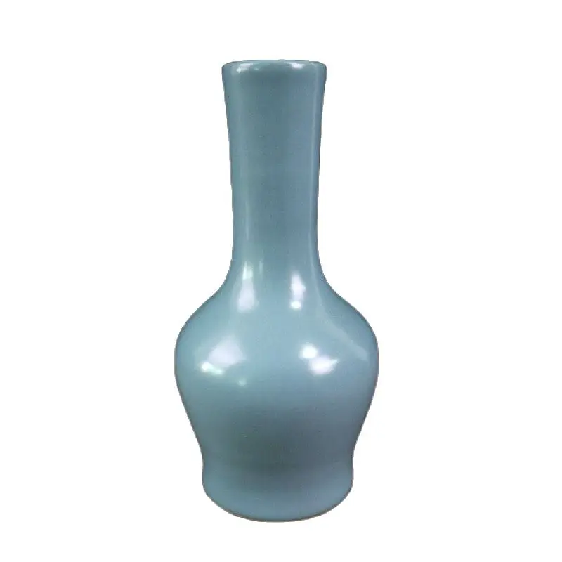

Chinese Old Porcelain Blue Glazed Vase