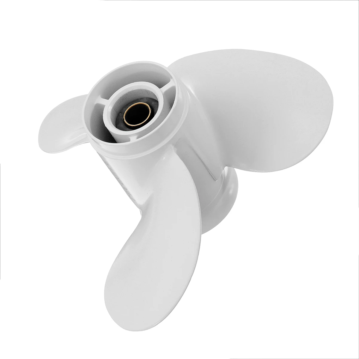 

Outboard Propeller 9 1/4 x 9 3/4 For Yamaha 9.9-15HP 683-45952-00-EL Aluminum Alloy 8 Spline Tooth 3 Blade Marine Propeller