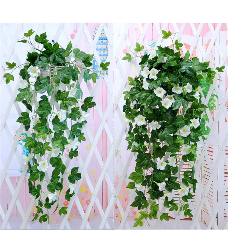 90 см искусственные растения Висячие лозы для свадьбы дома сада декорации на