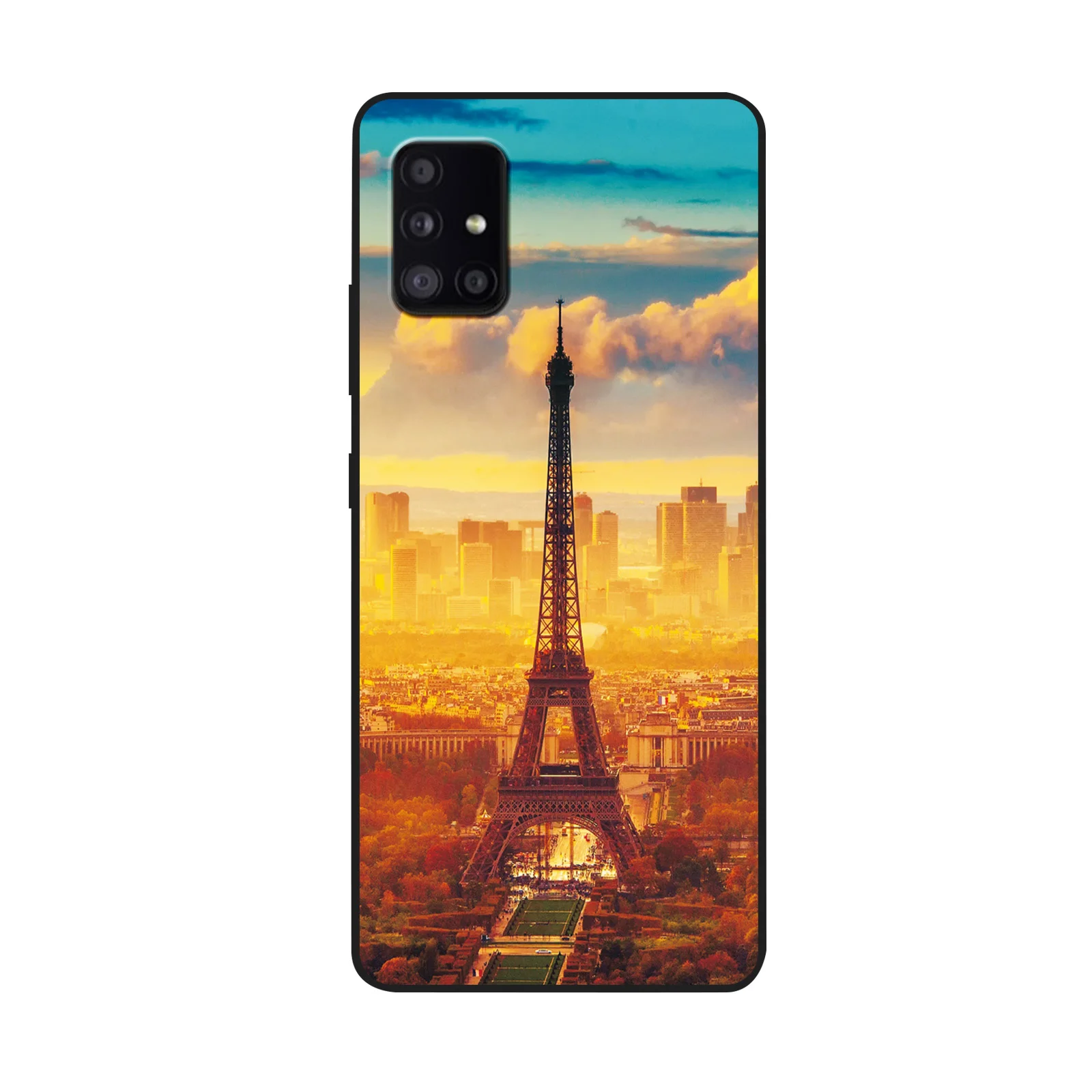Fashion Bumper For Samsung A51 A71 A30S A50S A30 A50 Case Silicone Scenery Matte Shell For Galaxy A51 A71 4G 5G Case Back Cover images - 6