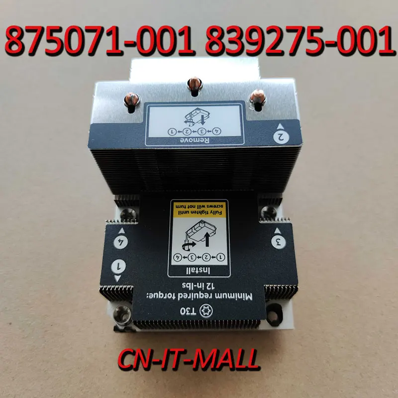 

875071-001 839275-001 Heatsink for Dl380 Gen10