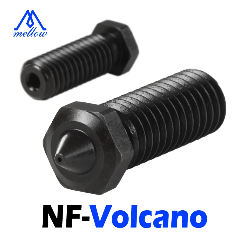 1Pcs NF Hardened Steel Sharp Volcano Nozzles For E3D V6 Volcano Hotend J-head 3D Priter Parts Sidewinder X1, Genius