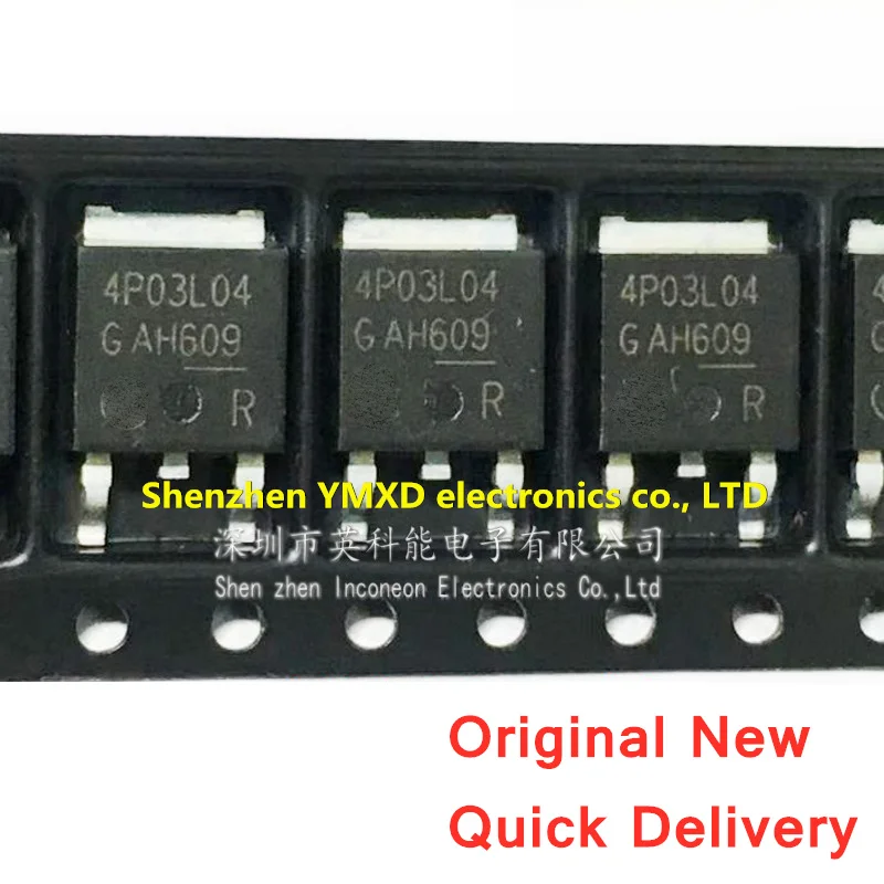 

10 шт./лот Новинка IPD90P03P4L-04 4P03L04-252 P channel-30v-90a MOS полевой транзистор