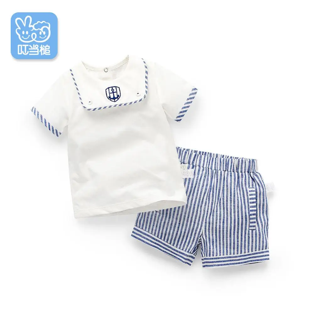 Baby Boy Clothes Summer Newborn Boys Set Cotton Clothing Suit (Shirt+Pants) Infant Set(0-4 Years) | Детская одежда и обувь