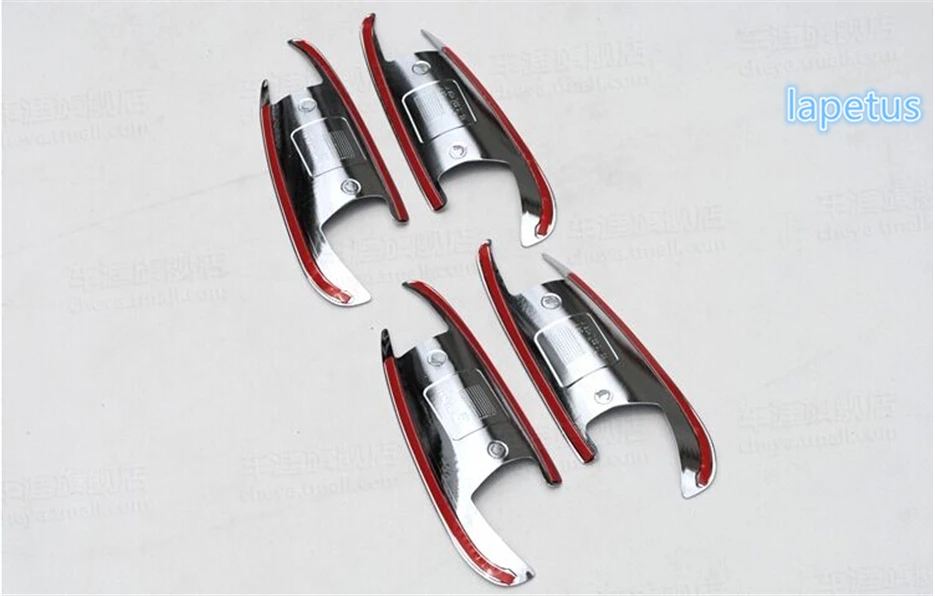 Lapetus Exterior Refit Kit Fit For Mercedes-Benz GLA X156 200 220- ABS Chrome Door Pull Handle Grip+ Bowl Cover Trim