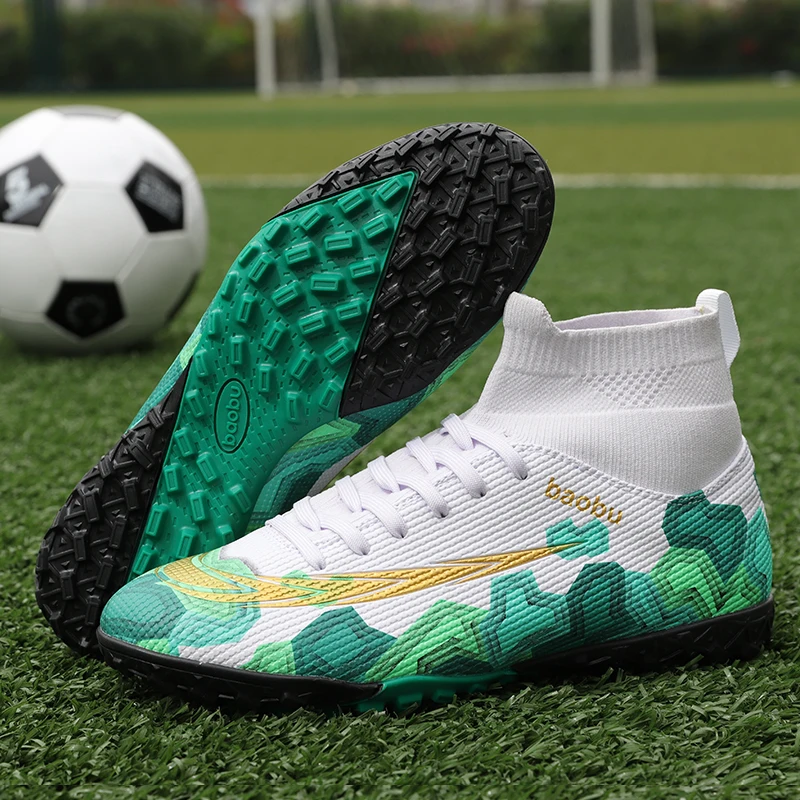 

Soccer Shoes CN(Origin) Outdoor Lawn PVC shoes indoor soccer shoes 2020 muller soccer best seller sneakers men