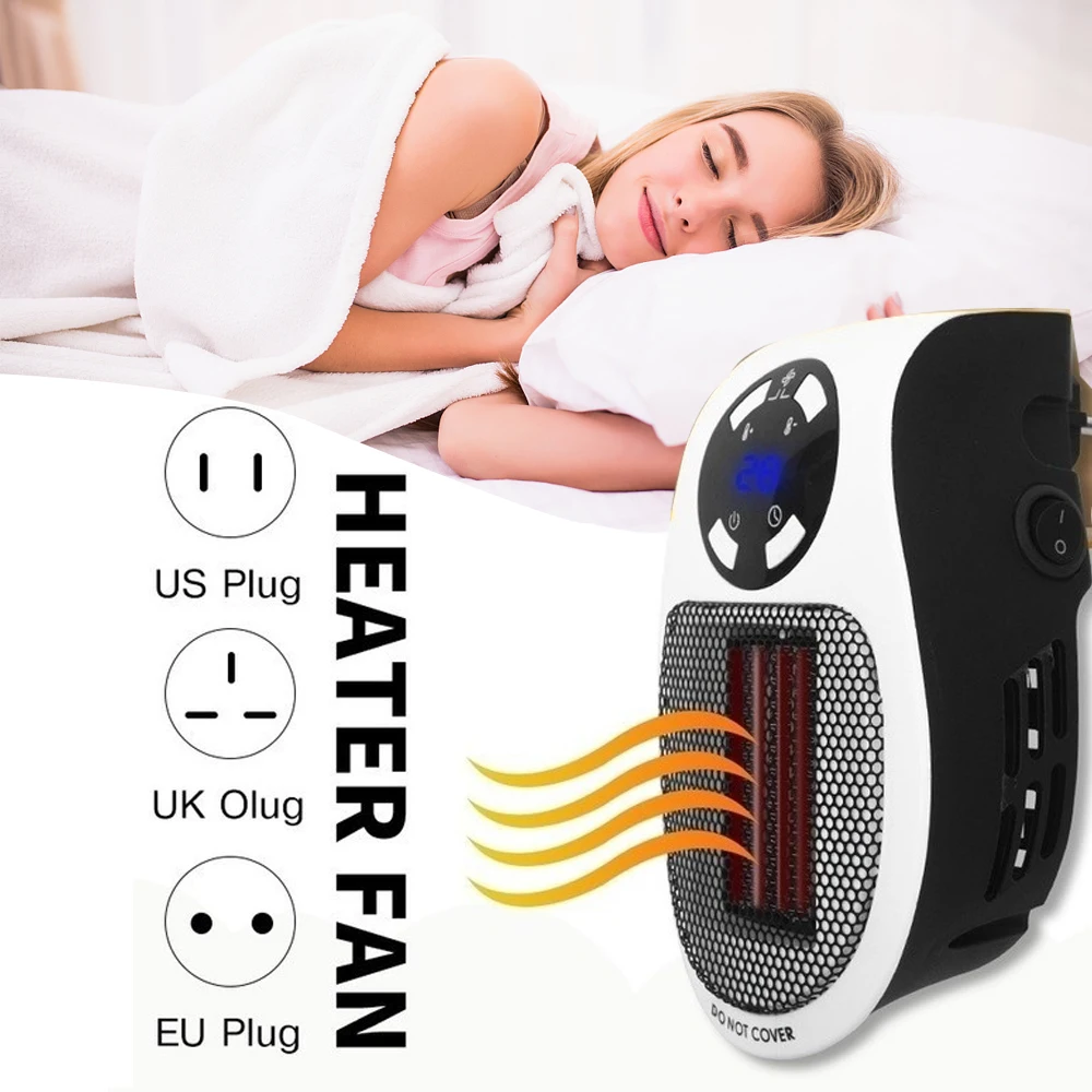 220V Fan Heater Mini 500W Portable Electric Desktop Household Wall Handy Heating Stove Radiator Warmer Machine for Winter
220V Fan Heater Mini 500W Portable Electric Desktop Household Wall Handy Heating Stove Radiator Warmer Machine for Winter
