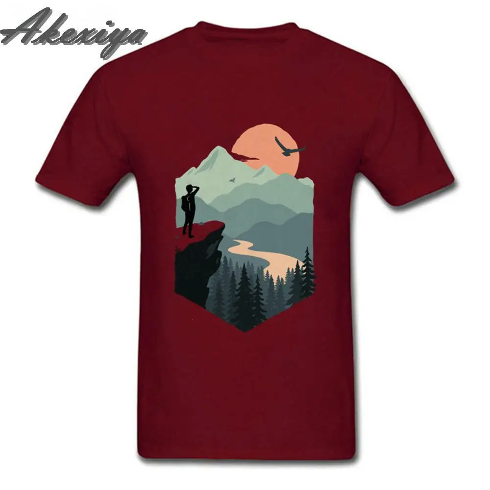 

Mountain Peak Vast Views t shirt men Summer 100% Cotton Tees Male New Travel Popular tops tshirt Guys Big Clothes Tee Shirts