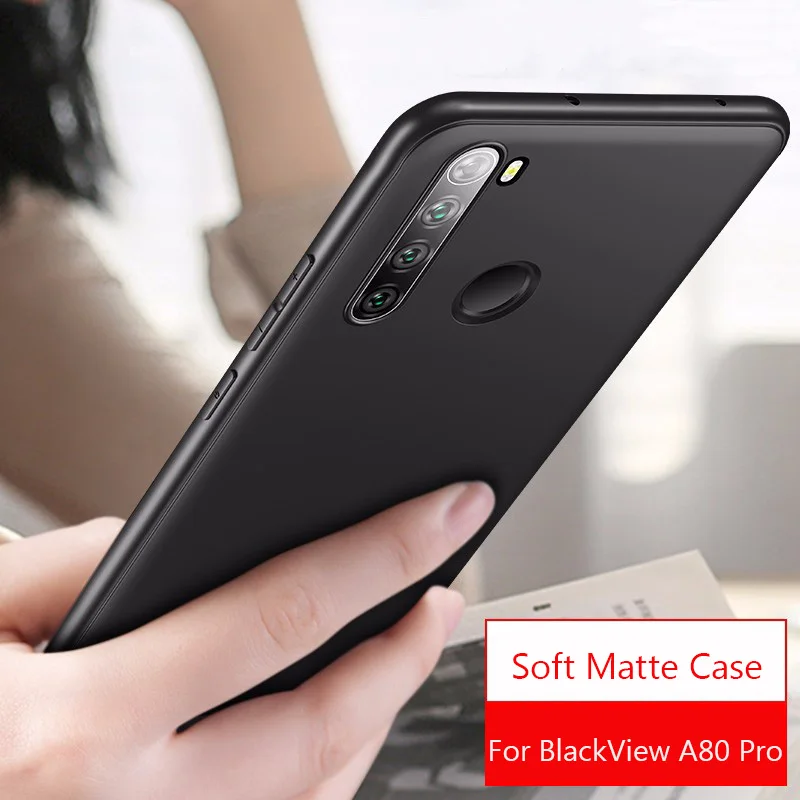 Чехол для Blackvew A80 Pro черный матовый мягкий ТПУ противоударный | Мобильные телефоны
