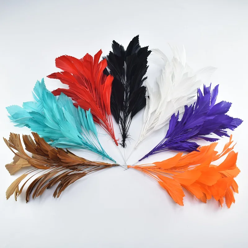 

1 Bunch Goose Feather Flower Feathers for Jewelry Making Pheasant Feathers for Crafts Headdress Wedding Decoration Accessories