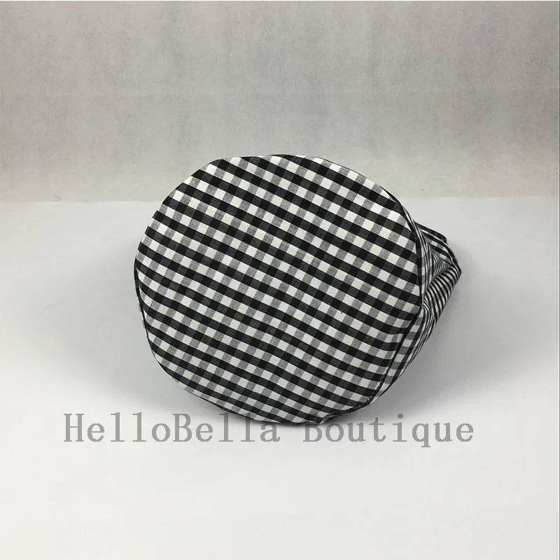 100 шт в мелкую клетку Хэллоуин ведра с монограммой Праздничных конфет ведро осень