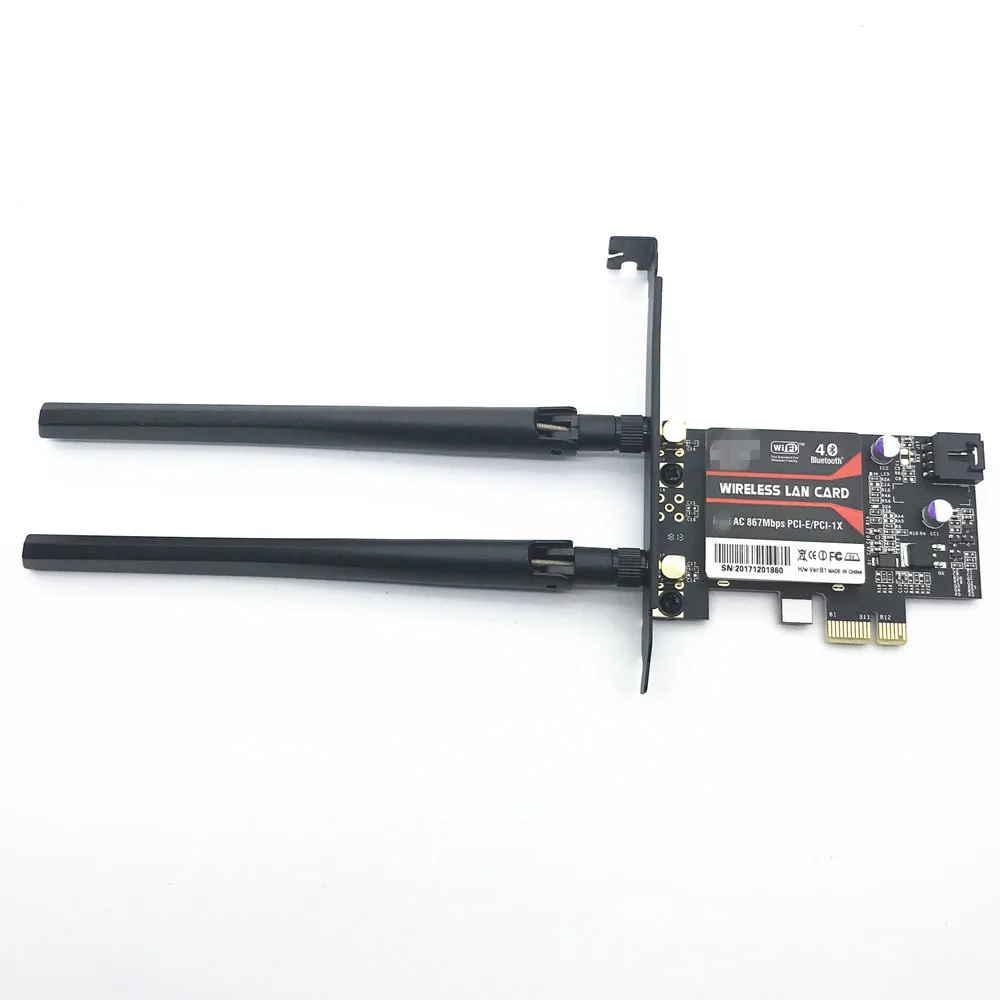 Настольная PCi e 867 Мбит/с Wi Fi беспроводная AC Intel 8265 802.11AC Bluetooth 4 2 PCI Express X1 WiFi карта|wifi