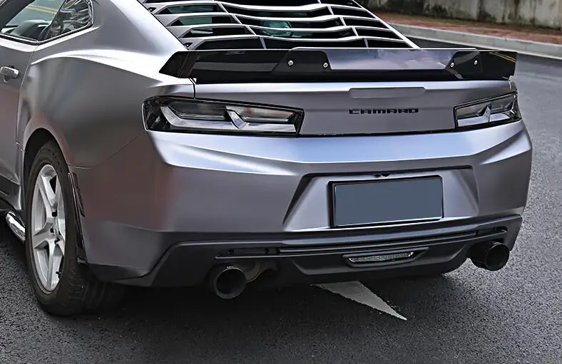 High quality ABS Car Rear Trunk Lip Bumper Diffuser Protector Cover Fits For Chevrolet Camaro 2016 2017 2018 2019 | Автомобили и