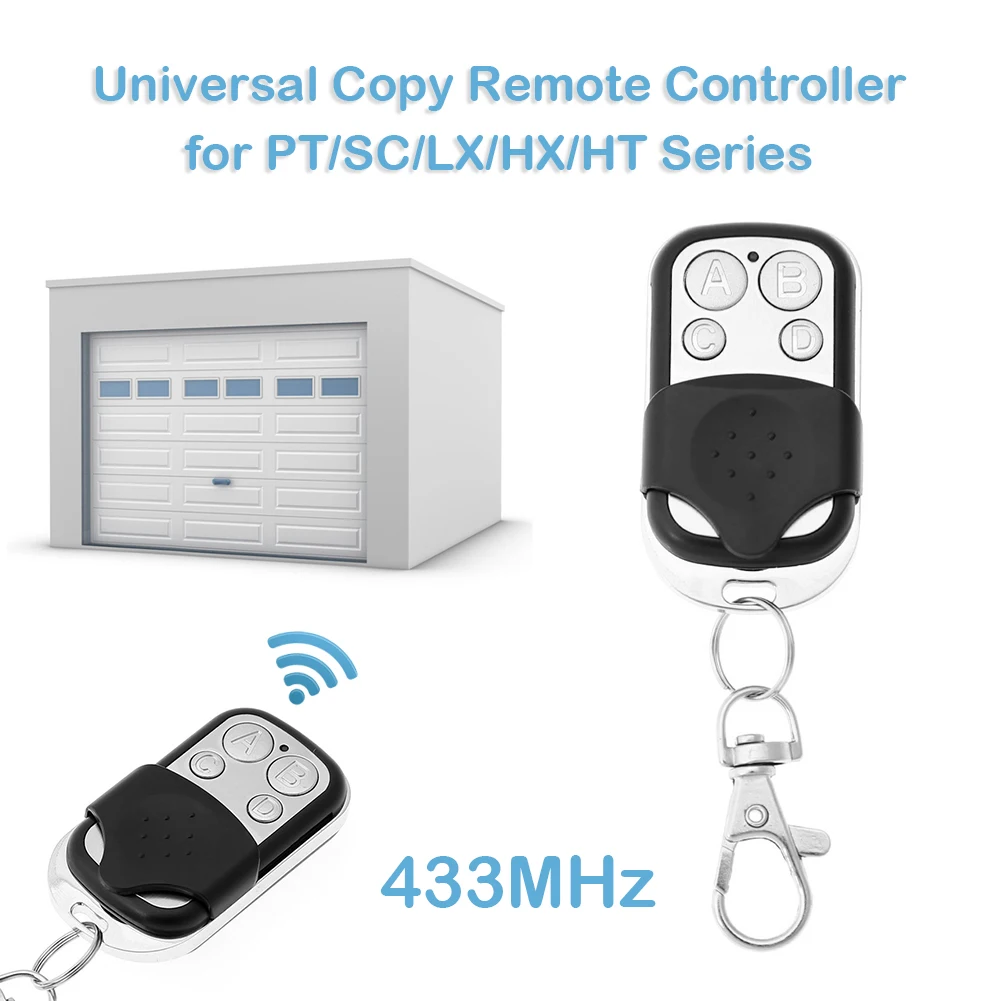 

2/3pcs Clone Remotes Auto Copy Duplicator for Garage Door Car Key 433MHz 4CH Remote Control Duplicator Fixed Code