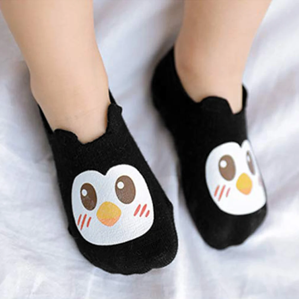 

JOCESTYLE 5 Pairs 1-5Y Children Socks Spring Summer Baby Kids Cute Cartoon Non Slip Cotton Toddler Boys Girls Floor Boat Socks