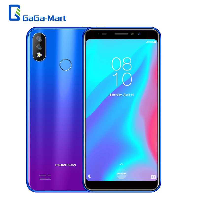 HOMTOM C8 5,5 дюймов 18:9 полный Дисплей Android 8,1 2 ГБ+ 16 Гб 13MP 3000 мА/ч, отпечаток лица разблокирован смартфон 4G