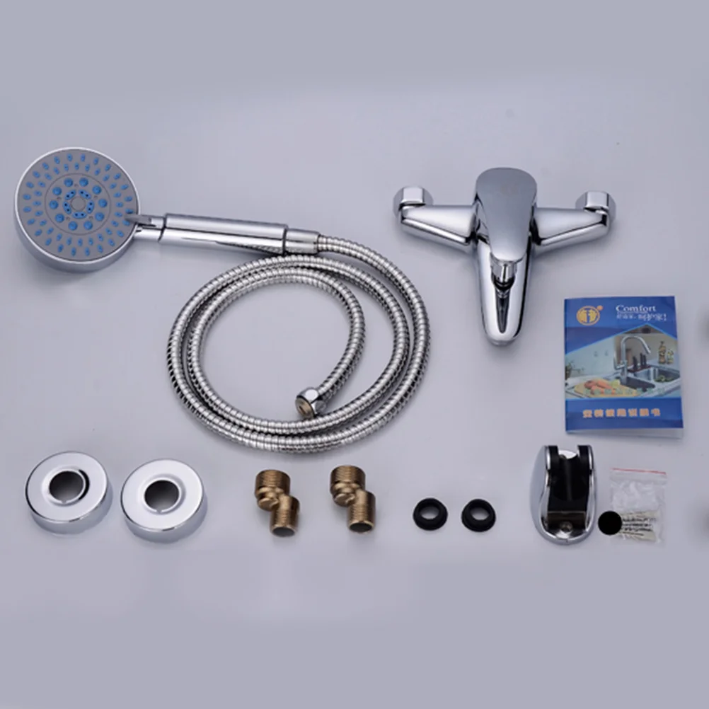 

Triple Brass Shower Kit Plumbing Bathroom Shower Combo Set System