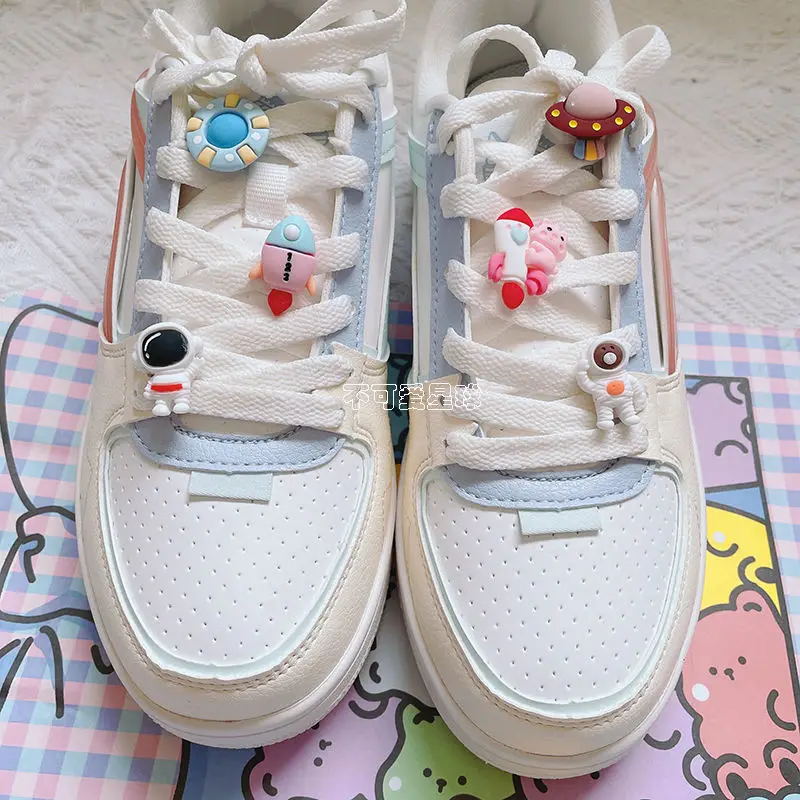 

Shoelace Buckle Cartoon Lovely Shoelace Accessories Charms Cute Shoe Flower For Nike Air Force 1 DIY Buckle Accessories