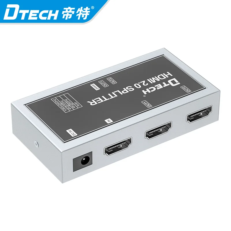 Разветвитель 4k Hdmi Dtech поддержка OEM и ODM Full HD 1080P переключатель разветвитель 1 в 2