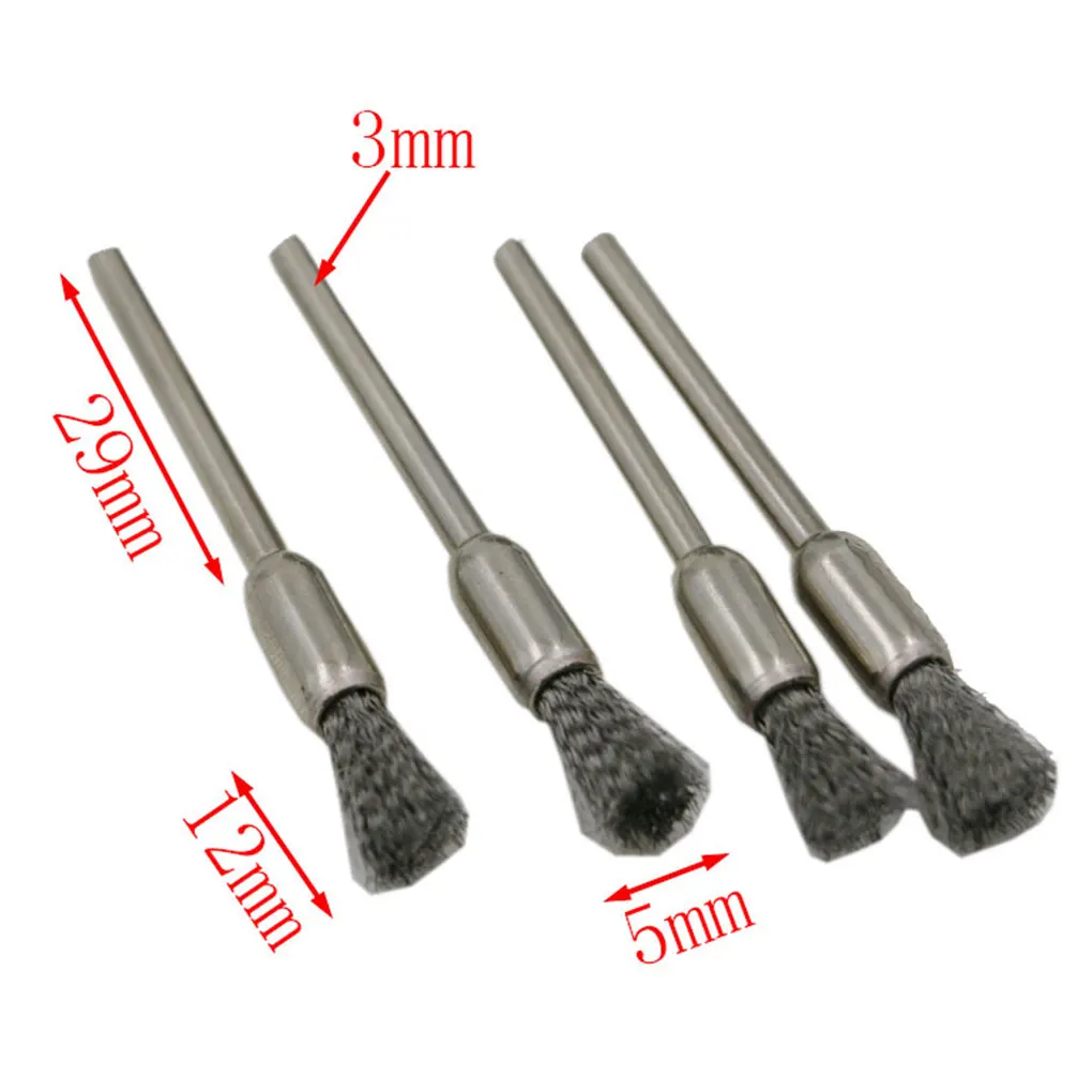 

10 teile/satz Elektrische Schleifen Draht Pinsel Stahl Dreh Brsten Draht Rad Pinsel Grinder Dreh Werkzeuge stahl draht Brsten
