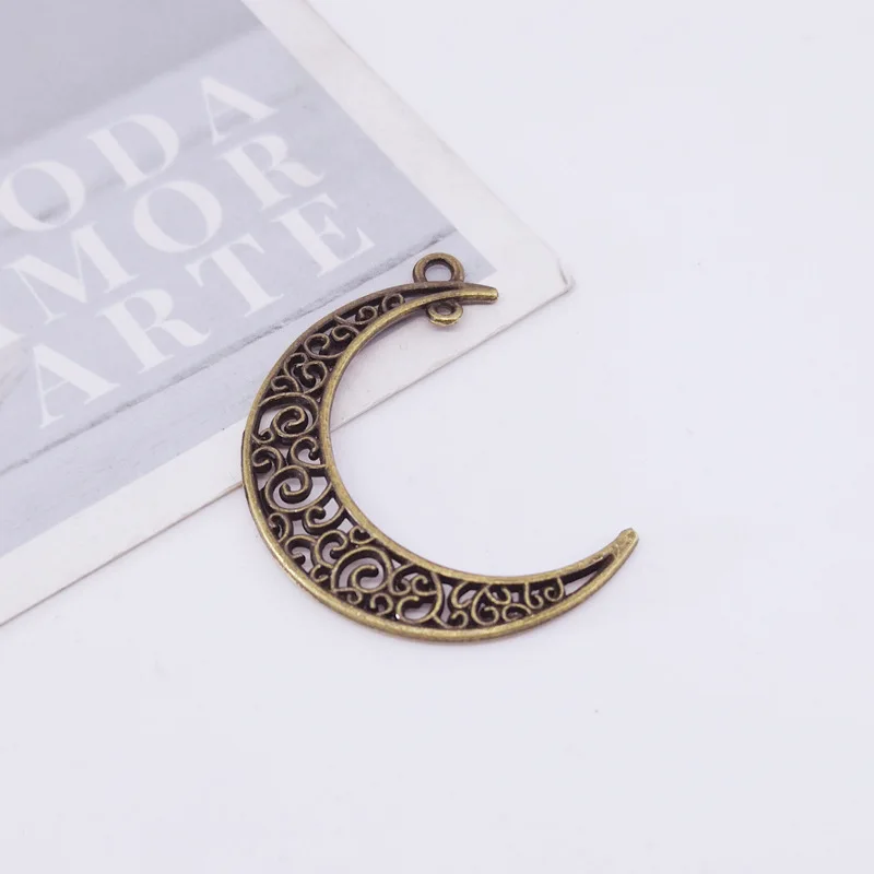 10 шт. Модный кулон с подвеской в форме Луны для ожерелья ручной работы аксессуары