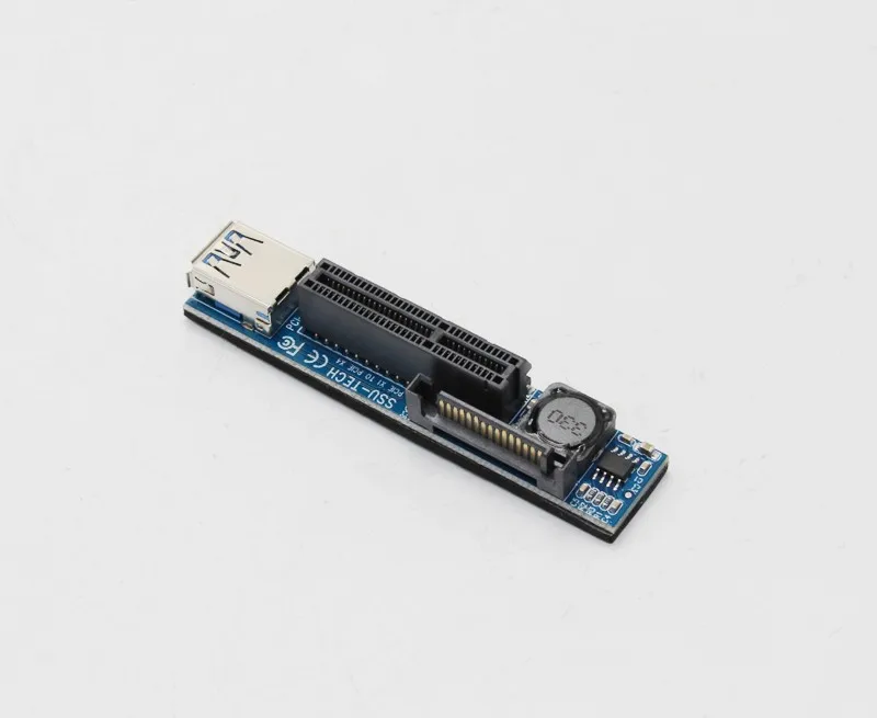 Компьютерный Кабельный разъем PCI E Riser PCIE удлинительные кабели USB SATA адаптер 3 0 для