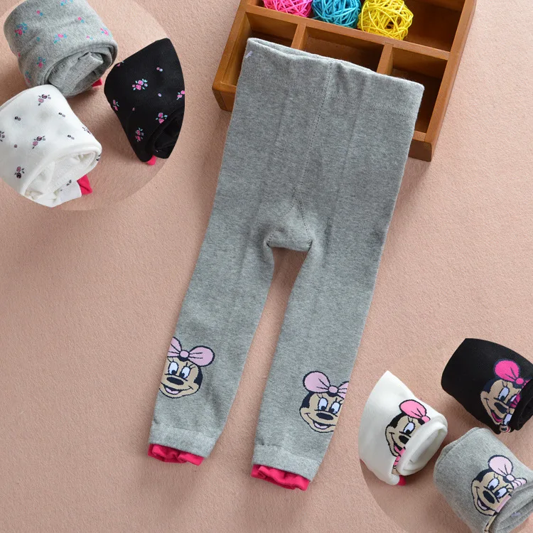 Осенние детские штаны Длинные брюки для маленьких девочек Одежда новорожденных