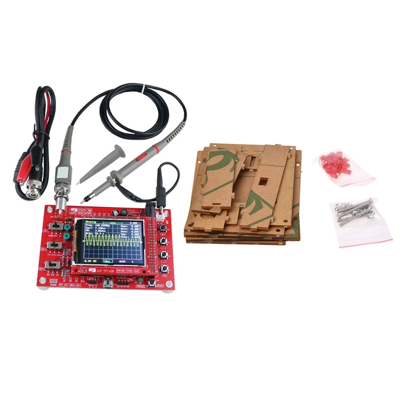 2 Set 2.4Inch Tft Digital Oscilloscope 1Msps Kit Parts For Making Electronic Diagnostic-Tool Dso138 | Красота и здоровье
