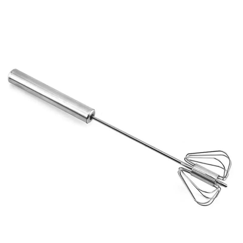 

Semi-automatic Egg Beater 304 Stainless Steel Egg Whisk Manual Hand Mixer Self Turning Egg Stirrer Kitchen Accessories Egg Tools